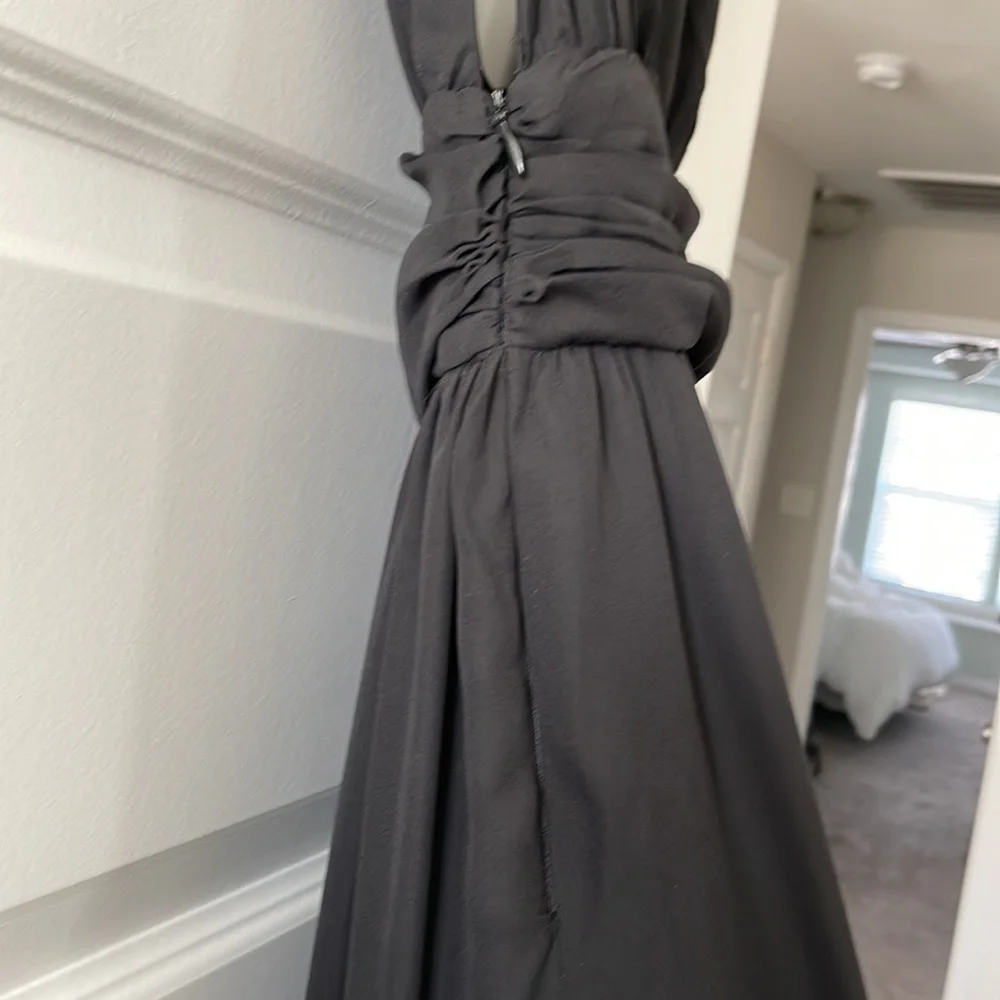 Worn Once! REVOLVE  Superdown long dress in black is a stunner - size: XS - Picture 5 of 9